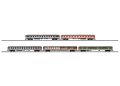 N Set with 5 "Pop Colors" Express Train Passenger Cars DB