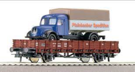 H0 Flat Car with load DB